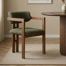 Nordure Toscana Silla Verde y Nogal